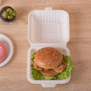 Eco-friendly compostable biodegradable wholesale, disposable corn starch burger box