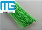 Best Green / White Nylon Cable Ties , Plastic Tie Wraps 6 Inch 3 X 150mm Size wholesale