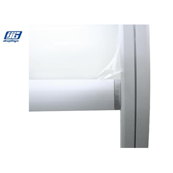 Light Silver Aluminum Structure Poster Display Stands For Advertising No Light