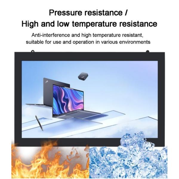 75 Inch Full Outdoor Lcd Display Panel Floor Standing Aluminum Alloy Frame