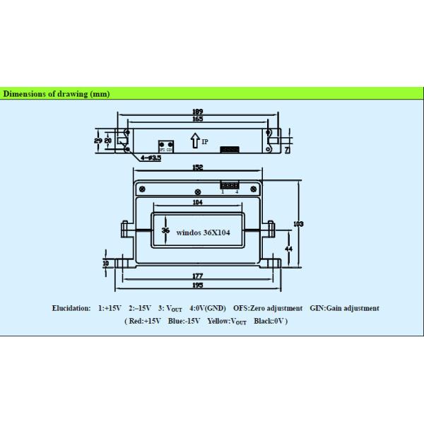 Fast Response Open Loop Current Sensor , Hall Current Transducer RoHS CE Verified