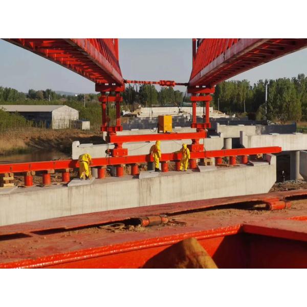 JQJ 100t bridge erecting machine, double beam truss bridge erecting machine crane and electric travelling crane made in
