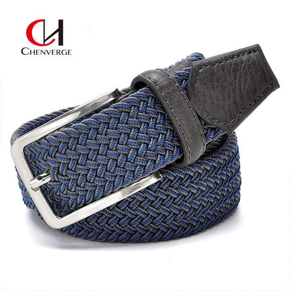 Cheap ODM Woven Elastic Belt Needle Buckle canvas Braided Belt for sale