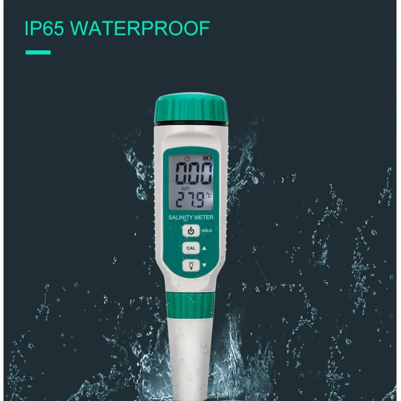 Digital Salinity Meter temperature unit switching display