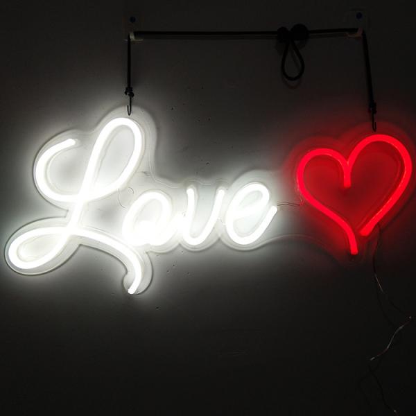 Cheap UL Custom Neon Wedding Sign Love Neon Channel Letters For Wall for sale