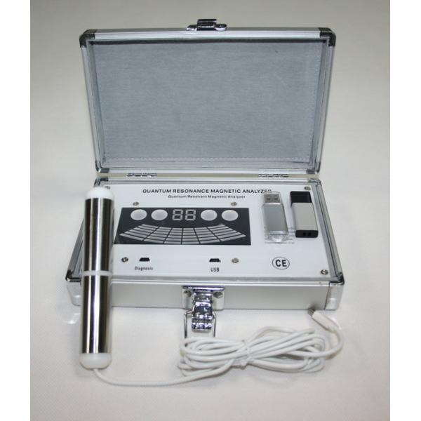Portable Quantum Magnetic Resonance Health Analyzer for Eyes Mini style Support multiple languages Silver ABS AH-Q8