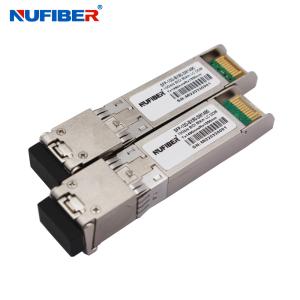 Best 80km Single Mode 10G SFP+ Module , 1490 / 1550nm 10G SFP Fiber Module wholesale