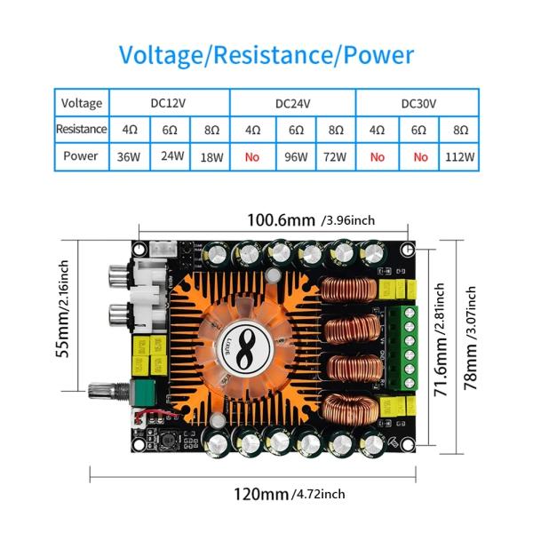 Amplifier board detailed view 4