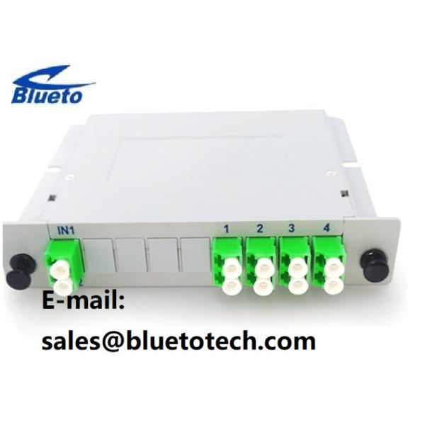 LGX Cassette Fiber Optic Splitter FTTH Single Mode LC APC 1×4 1×8 PLC Splitter