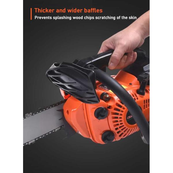 700W 2 Stroke Gas Powered Chain Saw 25cc For Trees Firewood Cutting