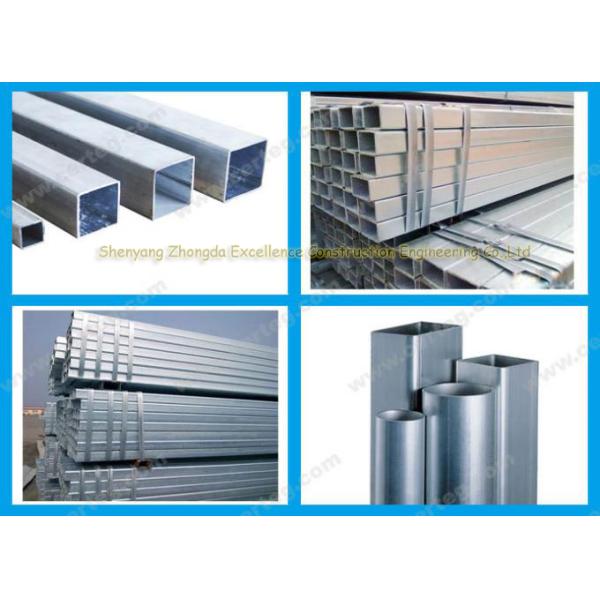 Cold Rolled Square Galvanized Tubing For Steel Structure Buildings