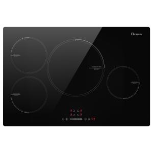 China 30 Inch 4 Burner Electric Induction Cooktop 220-240V 7200W With Precise Power Time Control on sale