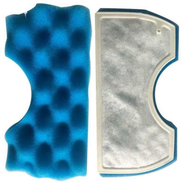 White Blue Sponge Foam Microfiber Vacuum Cleaner HEPA Filter