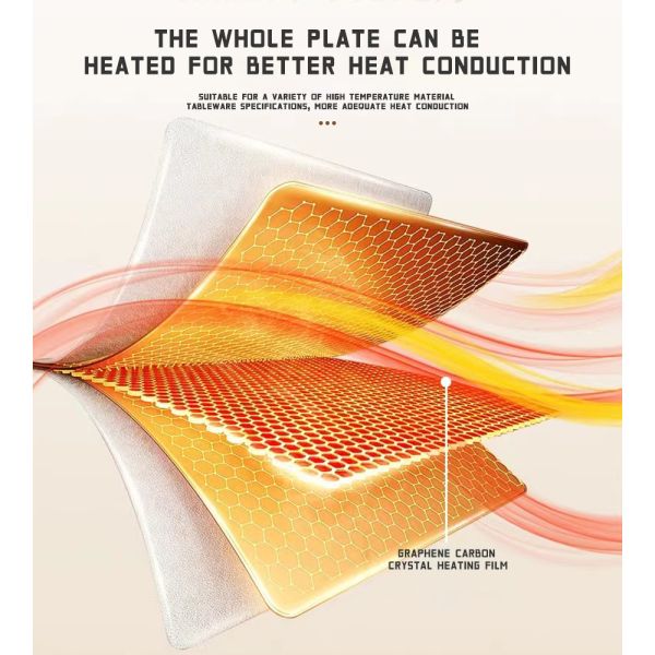 Chopping board Multipurpose and Modern Effortless Temperature Adjustment Safe and Even Heating