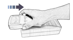 HB-22 Automatic Handheld Portable Plastic ID IC Card Counter for Card Thickness 0.25mm