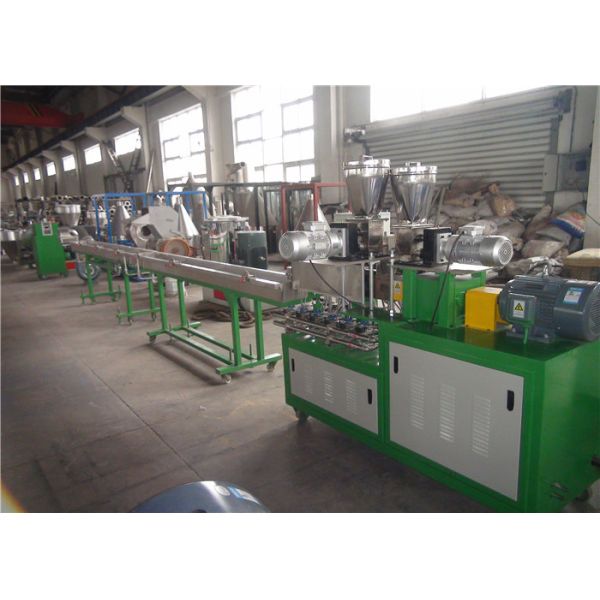 Double Screw Extruder PET Pelletizing Machine 10-20kg/H Capacity Energy Saving