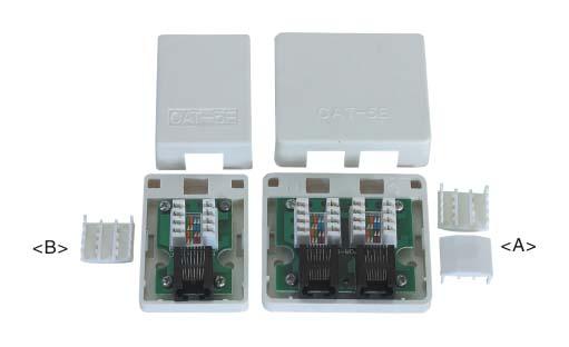 Cheap Cat5e RJ45 surface mount box for sale