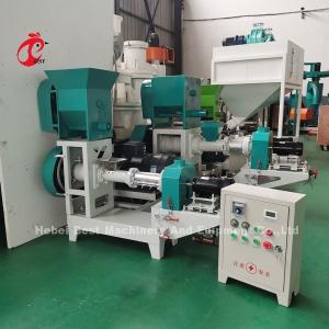 China Pet Pellet 80kg/H Floating Fish Feed Machine Single Screw Mia on sale