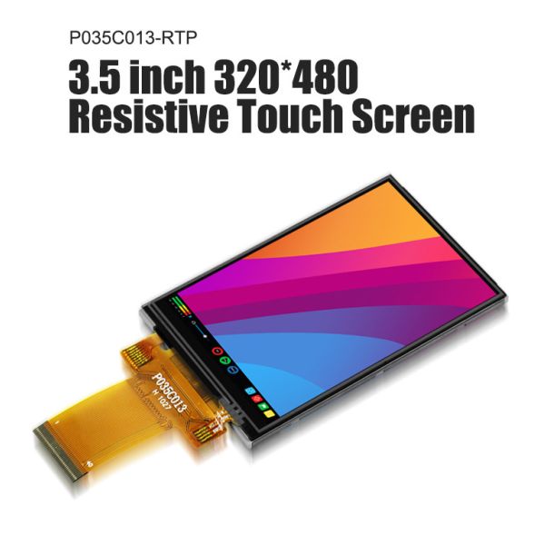 Polcd 8080 MCU 320X480 Lcd 3.5 Inch 450 Nit TFT Touch Screen 12 0'CLOCK