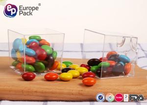 FDA Free Square Disposable Cups Clear Plastic Dessert Containers 60ml