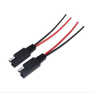 DIY Automotive Solar SAE Extension Cable 18AWG 2 Pin Quick Disconnect