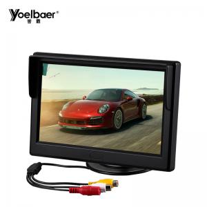 Best Rear View Car TFT LCD Monitor Wide Voltage 9-35V Mirror 5 Inch 16/9 800x480 wholesale