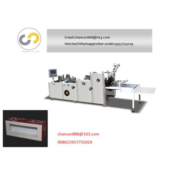 Napkins paper box window patching machine, automatic box pasting machine