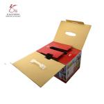 Electronics Printing Cardboard Carrying Box 4C Printing With Handle
