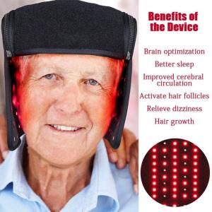 China Clinic Infrared Red Light Therapy Helmet Double Use For Hair Loss on sale