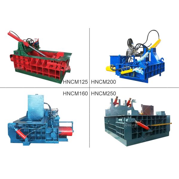 Mobile Aluminium Cans Press Scrap Metal Baler Machine