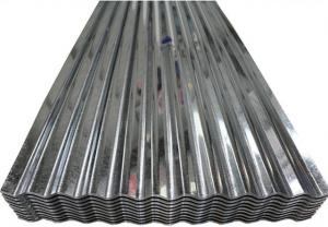 Best 30-275G/M2 Corrugated Metal Roofing 762-1200mm 0.13-1.0/BWG/AWG EN10147 wholesale