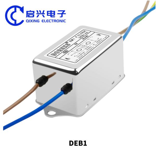 Cheap DEB1 Series Single Phase EMI Filter 220VAC 3A-20A Power Line Filter for sale
