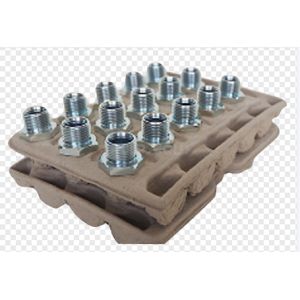 Professional Pulp Molding Egg Tray Making Machine / Equipment 1200Pcs/H