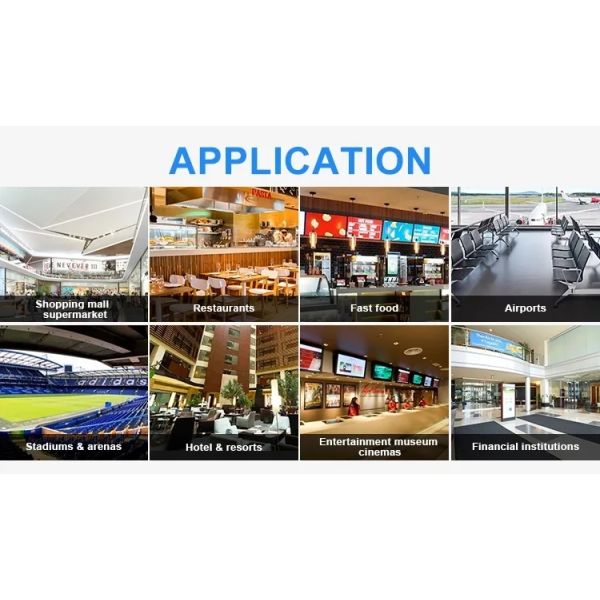 All In One Touch Screen Ordering Kiosk 21.5 Inch For Self Service