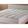 Buy cheap Elastic 100% Polyester Hotel Mattress Topper King Size / White Mattress from wholesalers