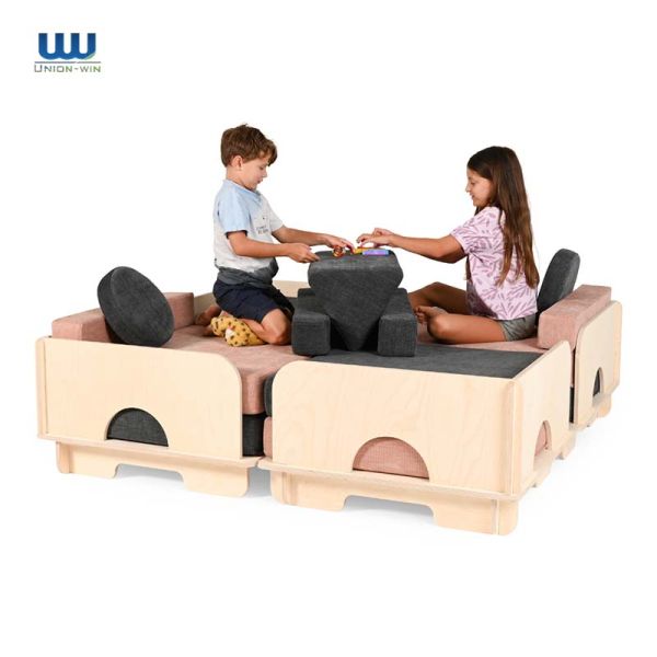 Modular Play Sofa with Arm chair One Seat Modular Play Sofa Durable Construction Versatility With Arm Chair