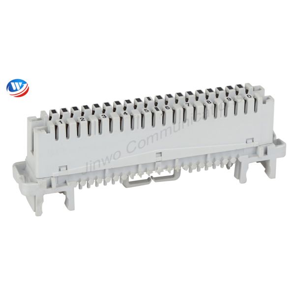 PBT Telephone Connection Module 10 Pair Grey Sliver Plated