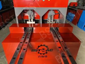 PLC Hydraulic Tube Punching Machine Aluminium Tube Punching Equipment 0.3mm Precision
