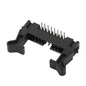 China Shrouded Ejector Dual Row Pin Header Right Angle Header Connector 2.0mm Pitch 32p on sale