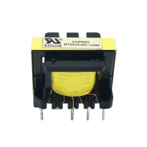 Best High Frequency 24V Output Rectangle Custom EE25 12V 110V Single Phase Step-up Ferrite Core 220V Input Power Transformer wholesale