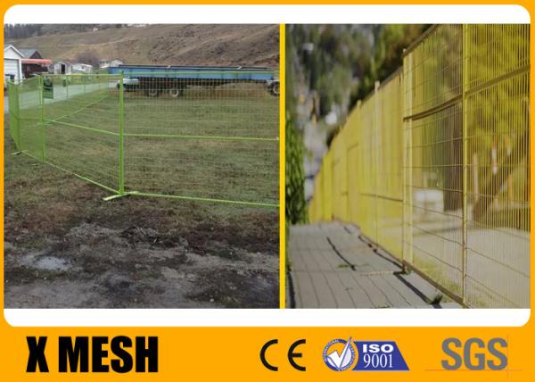 Cheap Customizable Color Canada 3.50mm Vinyl Temporary Fence Construction Panels for sale