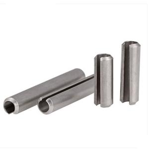 China DIN 7346 Slotted Spring Pin 3mm 12mm ASME Silver Cylinder Roll on sale