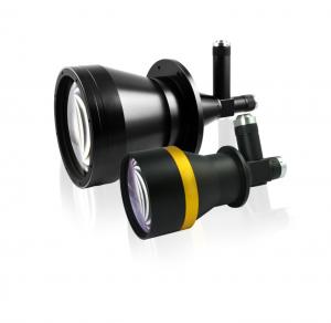 China Double Magnification Industrial Camera Lens / Telecentric Lens For Two Cameras on sale