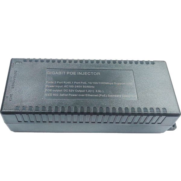 30w Gigabit Poe Injector With Ieee 802.3af/At/Bt Power Over Ethernet End Span Pse