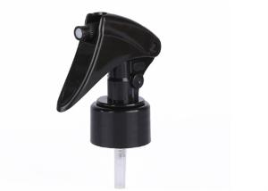 Recyclable Trigger Spray Bottle Tops , Pure Black Mini Sprayer Pump
