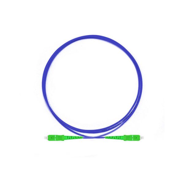 Single Mode 9125 SX Fiber Patch Cable , SC APC Armored Fiber Patch Cord