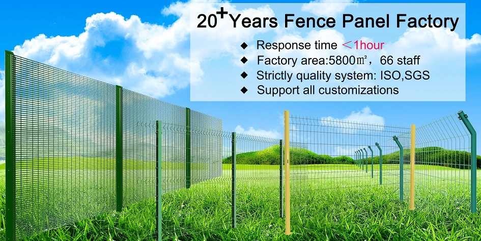Heavy Duty Cheap Plastic Metal Garden Prison Railway Station High Security 358 Anti Climb Wire Mesh Fence for Sale