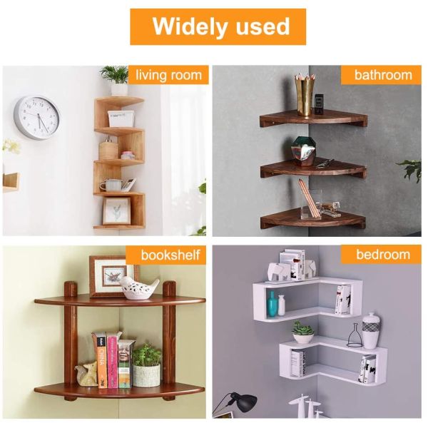4-6mm Thickness Supporting Fixed Shelves Hidden Floating Wall Shelf Mounting Bracket