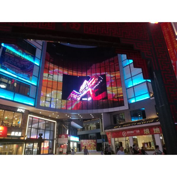 1110PCS/M2 Transparent Flexible Led Grid Screen RGB SMD