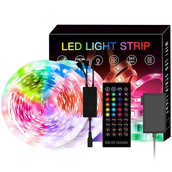 Cheap Remote Control 12V RGB LED Strip 5050 10m For Home Decoration for sale